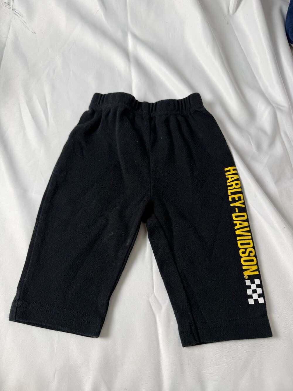 Harley-Davidson Infant Baby Boys Knit Jogger Sweatpants Black Size 3/6M